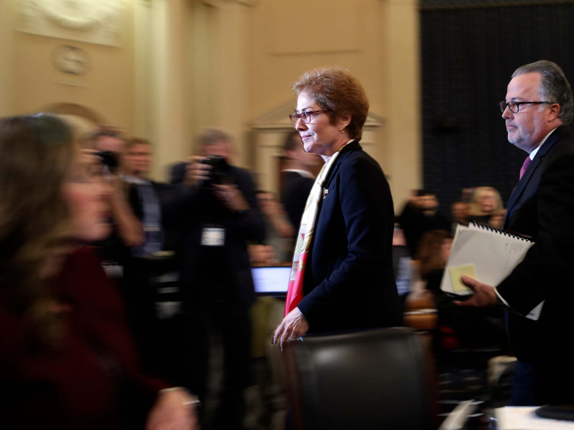 Marie Yovanovitch receives standing ovation at Washington jazz club after impeachment testimony