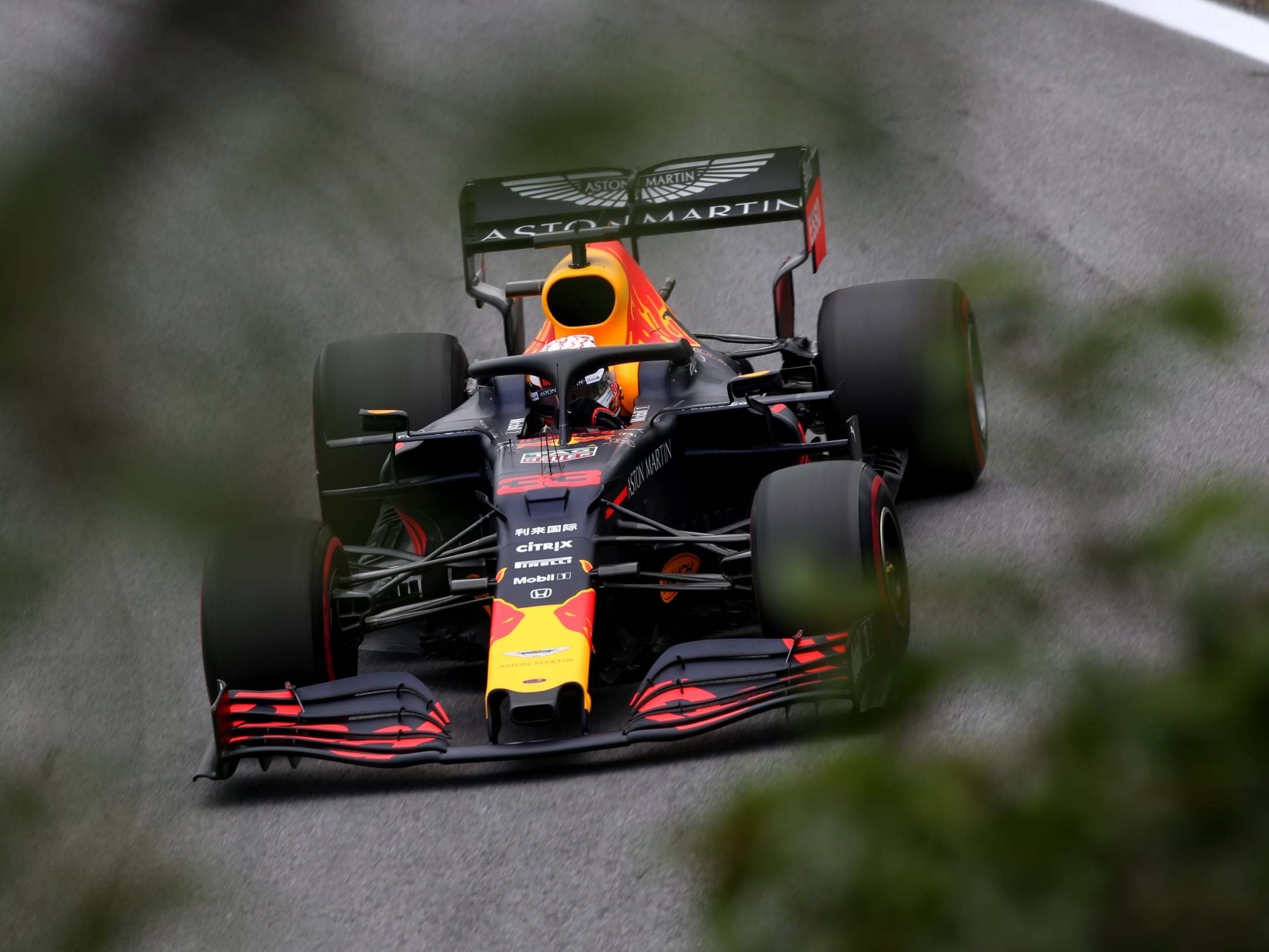 Max Verstappen's Red Bull was quickest in Sao Paulo