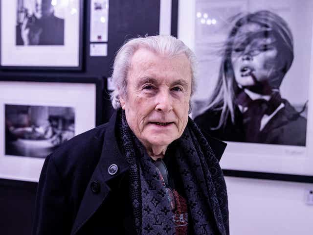 Celebrity photographer Terry O'Neill at Box Galleries, Chelsea, London, in March 2019