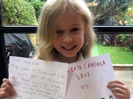 Seven-year-old receives 70,000 signatures on petition asking Crayola to make its colouring pens recyclable