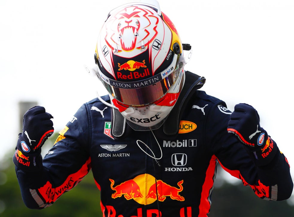 F1: Max Verstappen passes Lewis Hamilton twice to win ...