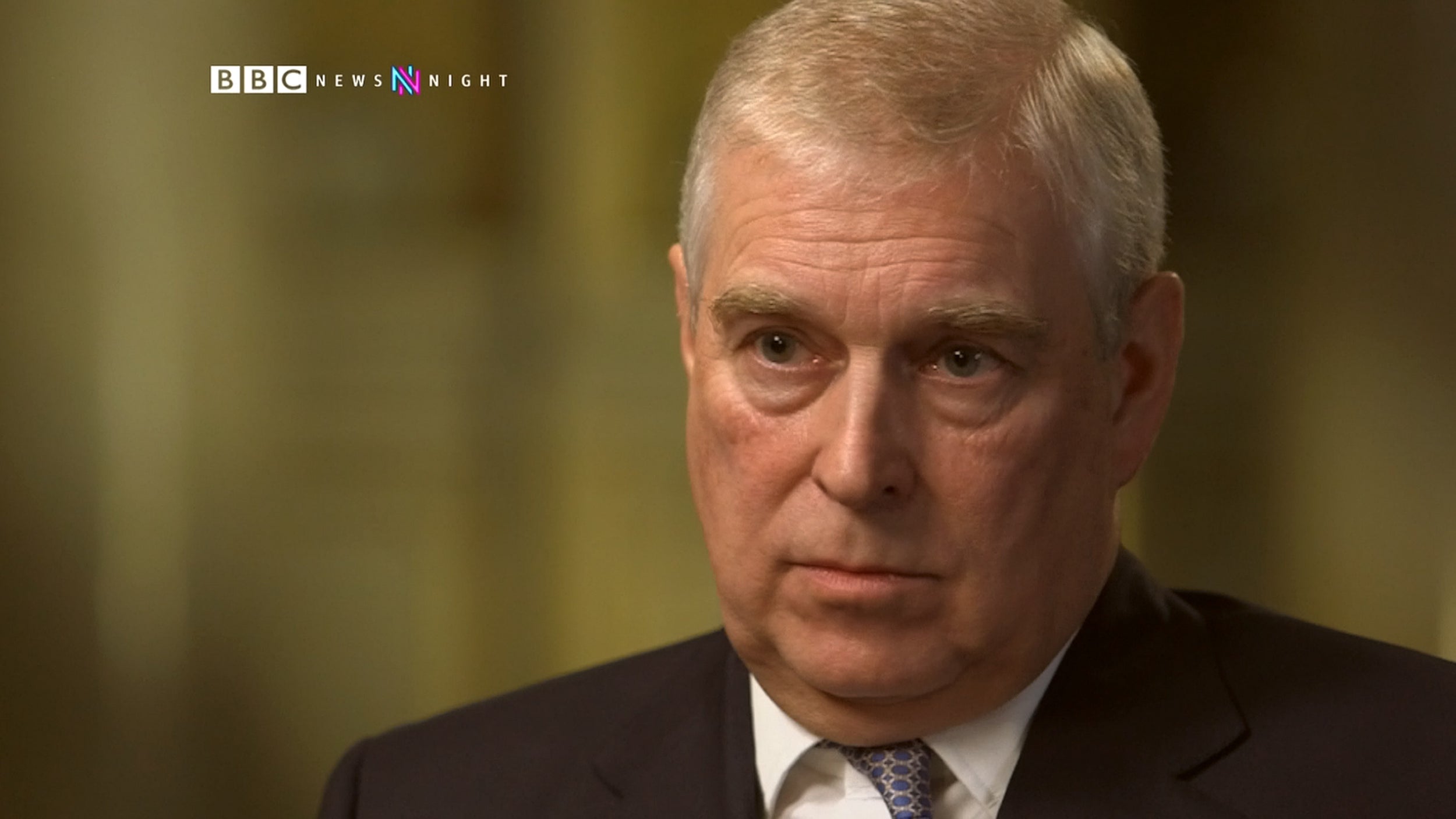 Prince Andrew in the infamous ‘Newsnight’ interview in 2019