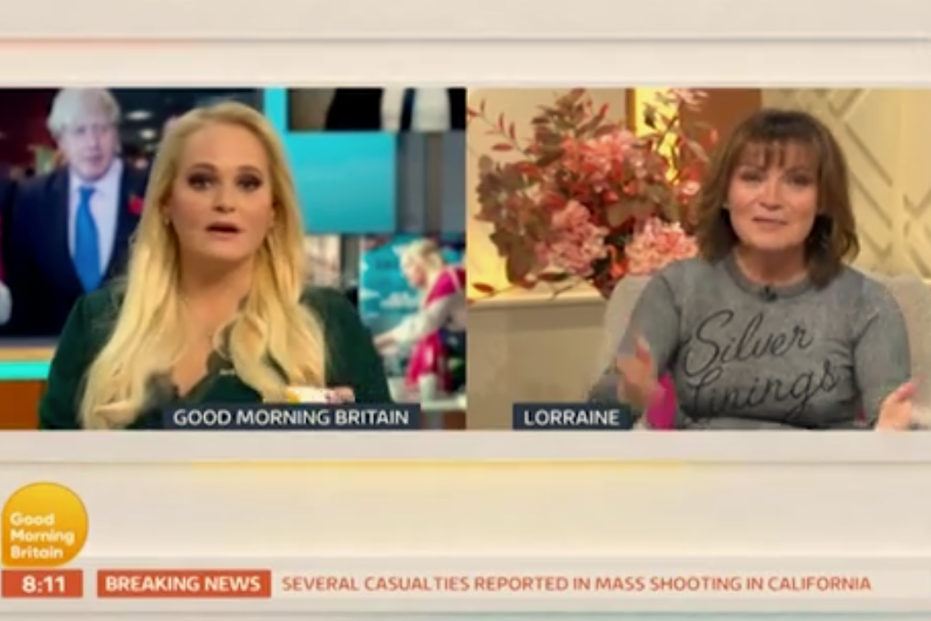 Lorraine Kelly berates Jennifer Arcuri in awkward exchange on Good