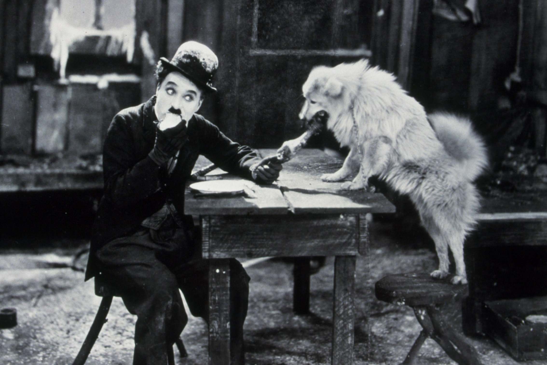 Chaplin reprises his role as the Little Tramp in 1925’s ‘Gold Rush’, one of his most celebrated works