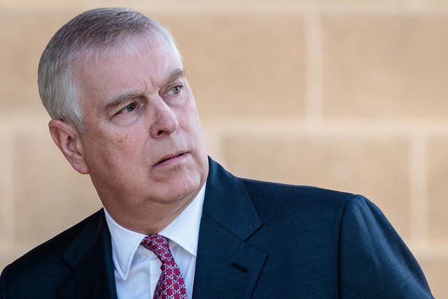 <p>Prince Andrew stepped down as a working member of the royal family last year over his ties to convicted paedophile Jeffrey Epstein </p>