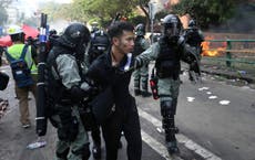 200 children among hundreds surrendering to Hong Kong police