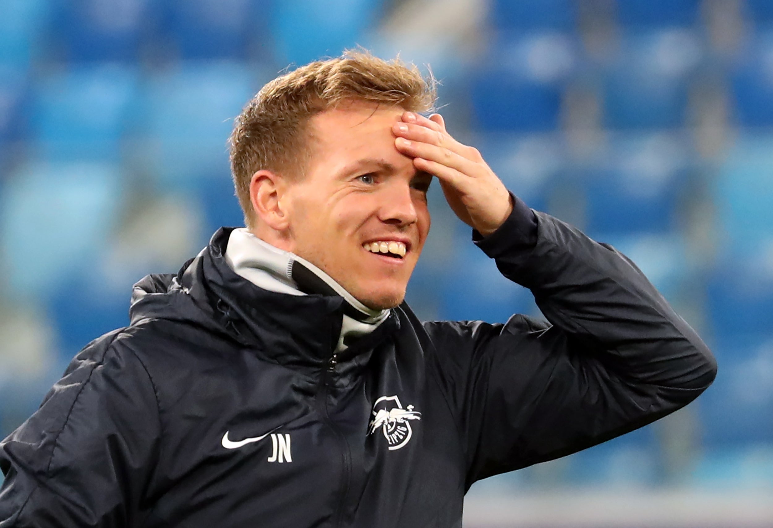 Nagelsmann will manage his first Champions League knock-out tie against Spurs