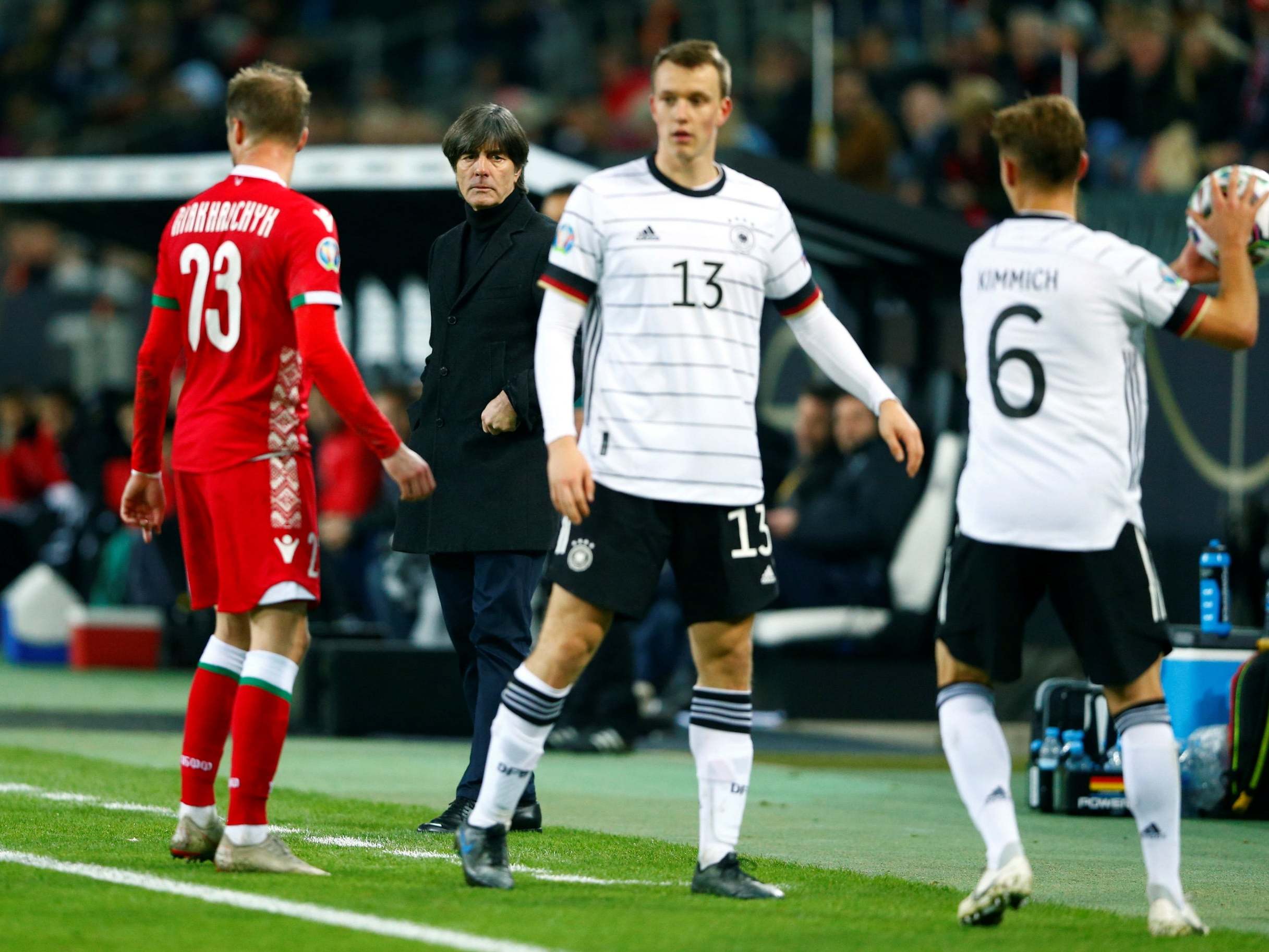 Low watches on as Germany face Belarus