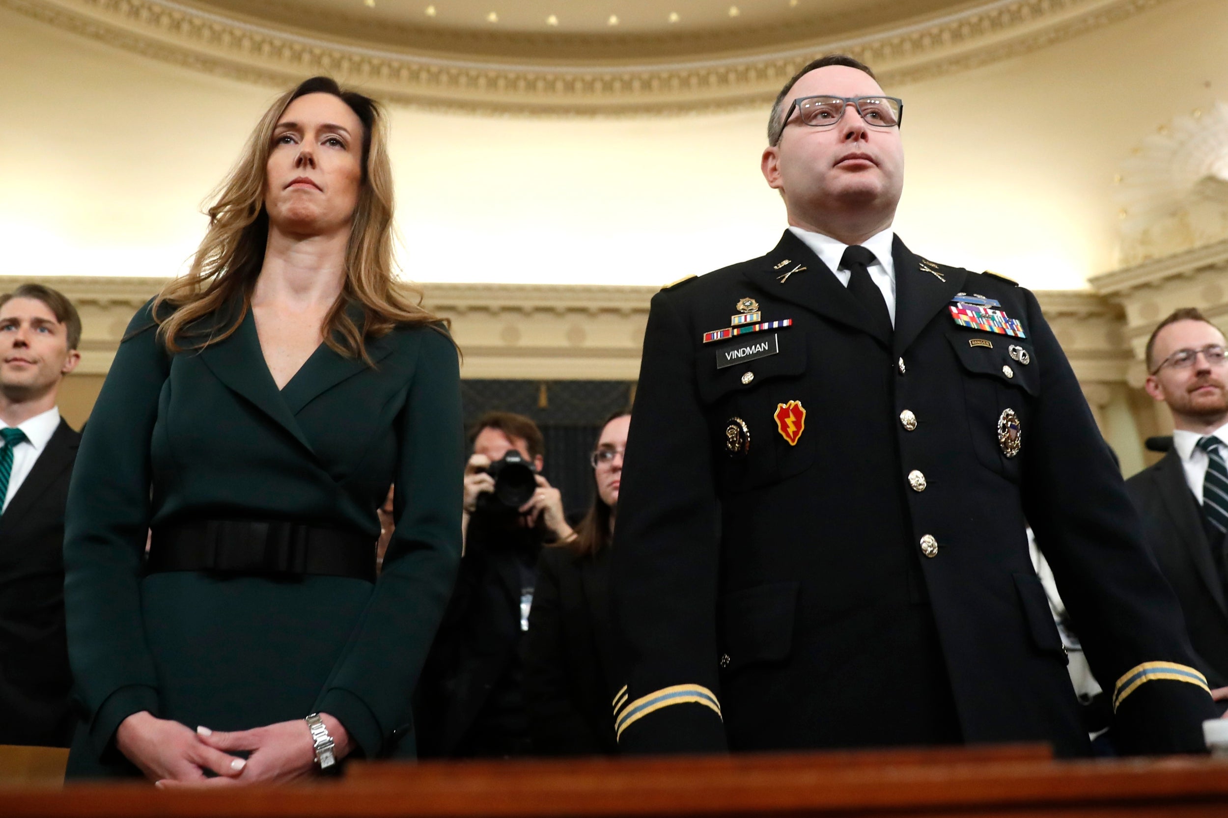 Trump impeachment: US military officer on Trump &apos;bribery&apos; says conversation was &apos;inappropriate&apos;