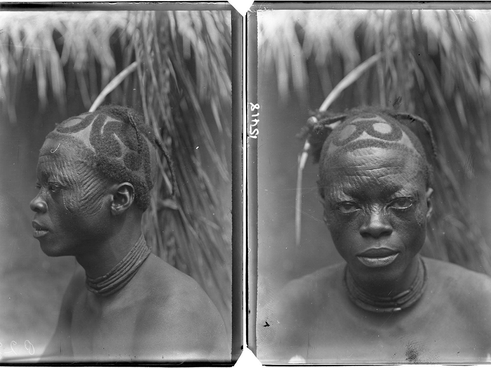 Portrait of unnamed man, photographed by Thomas in Agukwu Nri, Southern Nigeria, 1911