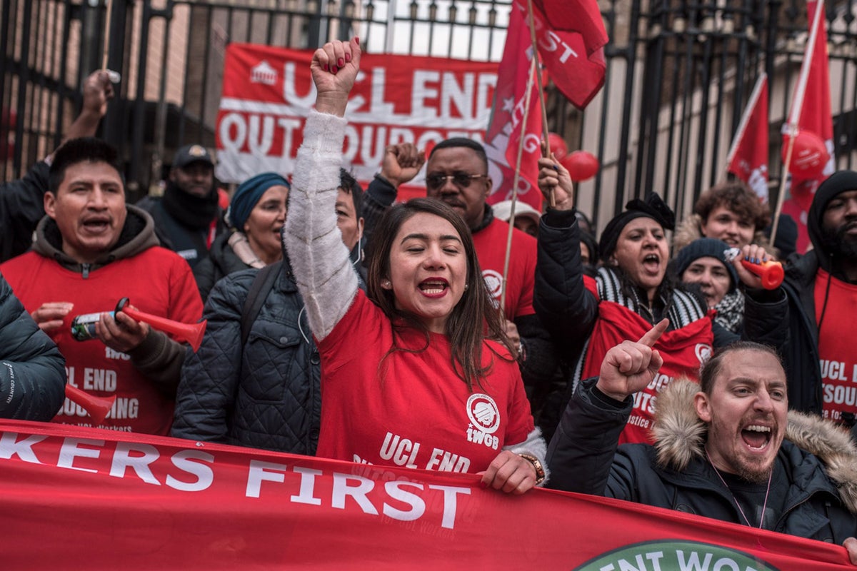 UCL strike: Hundreds of outsourced cleaners, porters and security ...