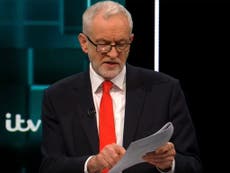 What was that document that Jeremy Corbyn brandished in the TV debate?