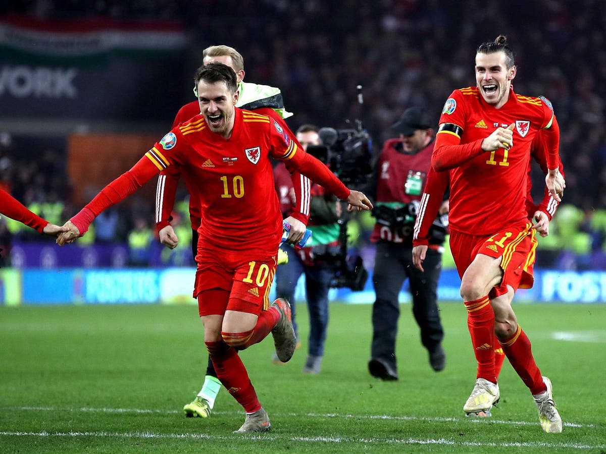 Wales vs Hungary result: Aaron Ramsey double secures Euro 2020 spot for Red Dragons