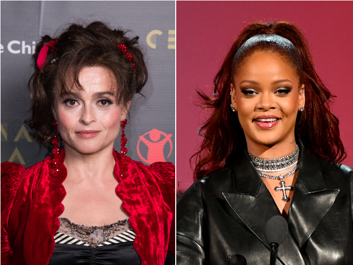 Helena Bonham Carters vamps it up on set of new Harry Potter movie   Mirror Online