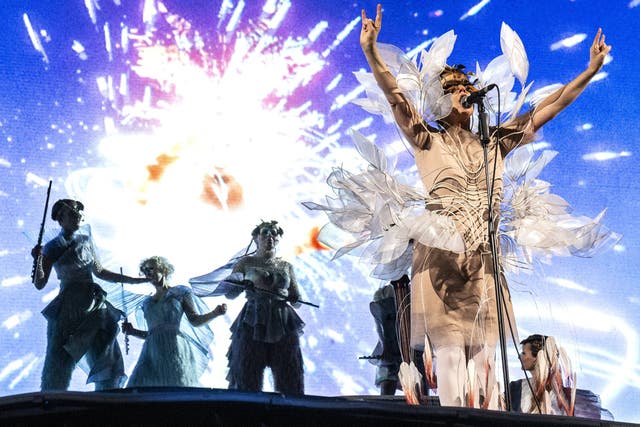 Senses working overtime: Bjork performs on her Cornucopia tour