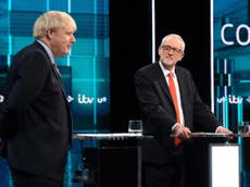 Leaders' TV debate cancelled after Johnson refuses to take part