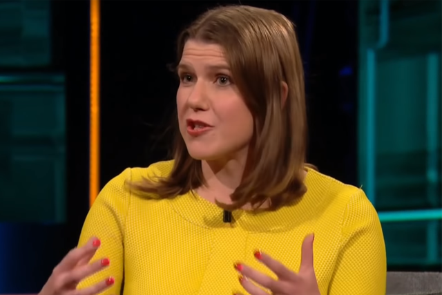 Asked if she would ‘be prepared to use a nuclear weapon’, Jo Swinson replied ‘Yes’