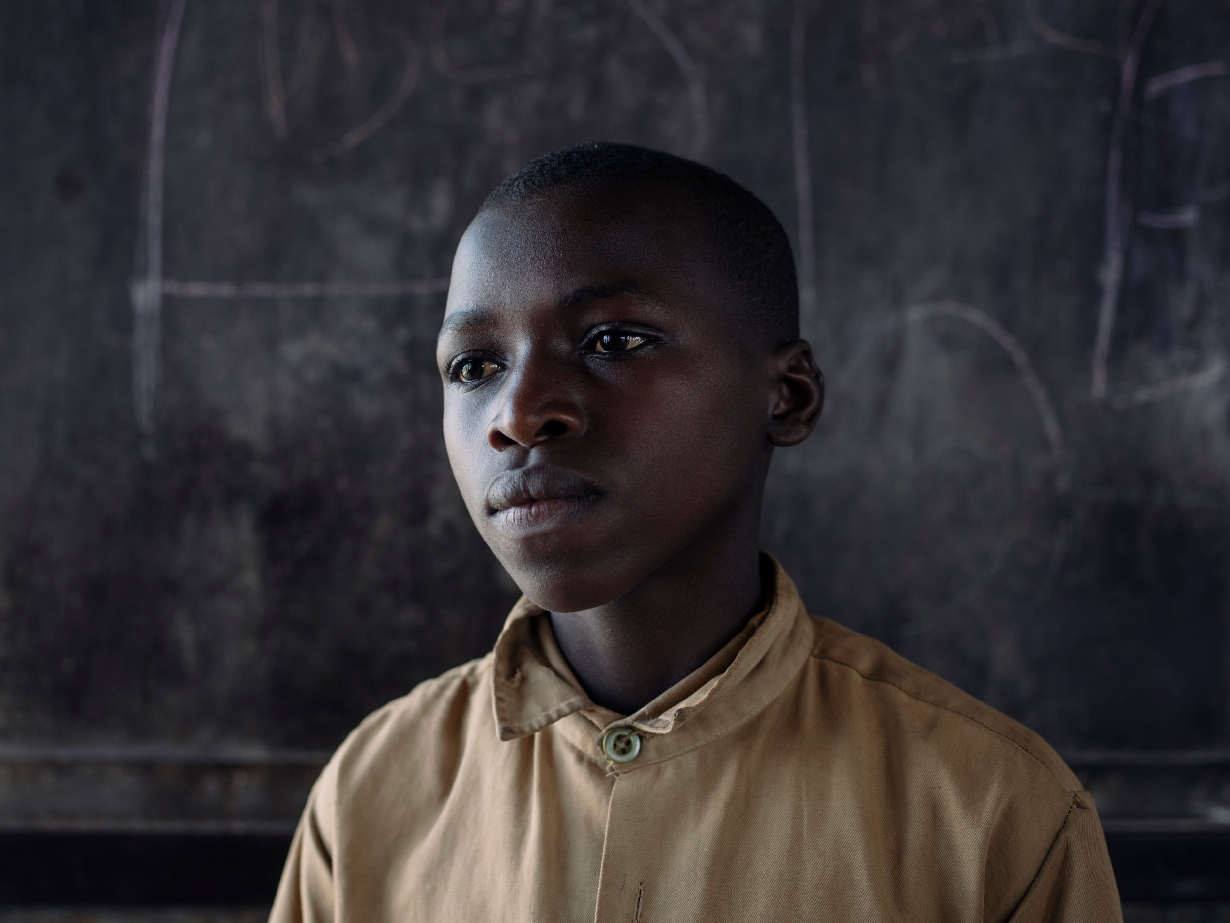 Emammeli, 12, Rwandan national, born in the Gasaka sector of the Nyamagabe district in the southern province. The son of local farmers and one of five siblings, he enjoys school life and has made friends with many refugees from DRC. He explained: “We all need to live together. We have a family wedding soon and I would like to invite some of my friends from school who came from DRC.” Emammeli dreams of becoming a football player.