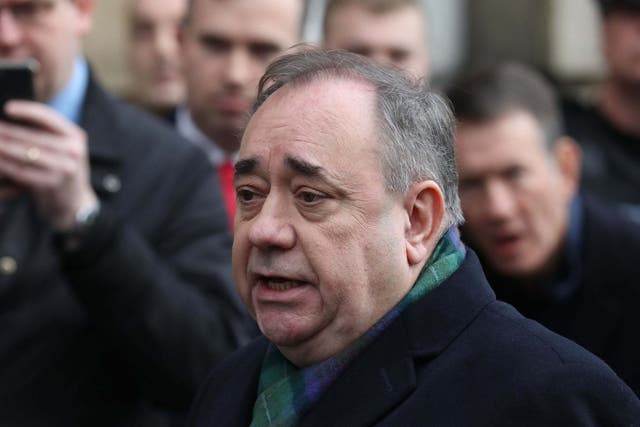 Alex Salmond said he had lodged a defence statement with the court
