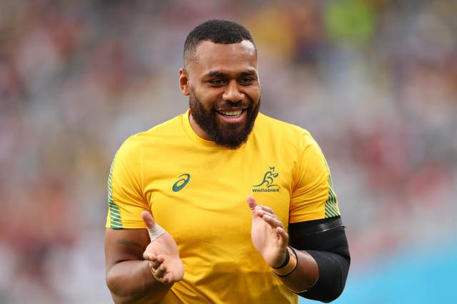 Centre Samu Kerevi is one key Australia player who could be impacted by a change to the 'Giteau Law'