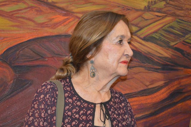 Lazo also exhibited worldwide with her nature paintings