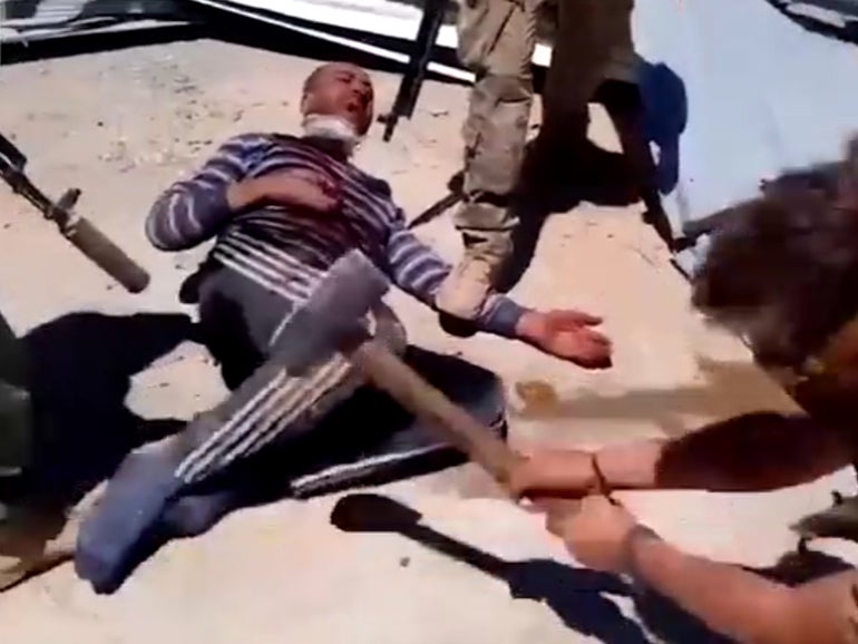Complete footage of the torture and murder of Syrian national Mohammed Taha Ismail al-Abdullah appeared only last week