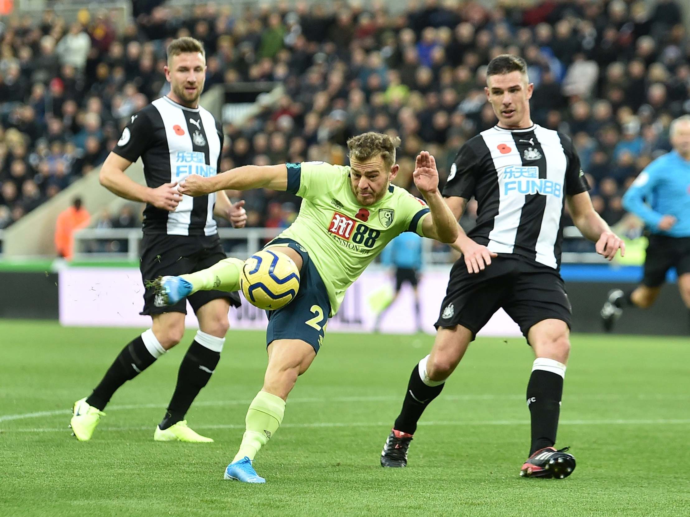 Ryan Fraser in action against Newcastle United earlier this season