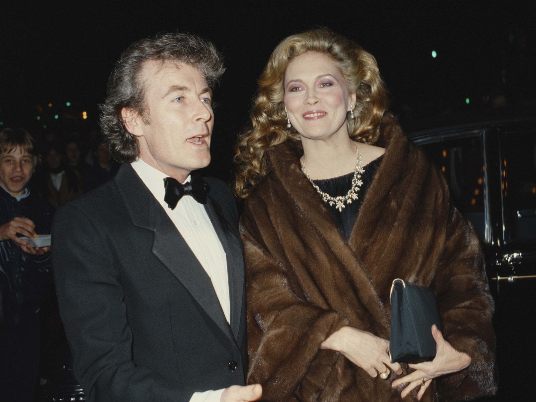 With Faye Dunaway in 1983: the pair wed after the Oscar-winner posed for O’Neill