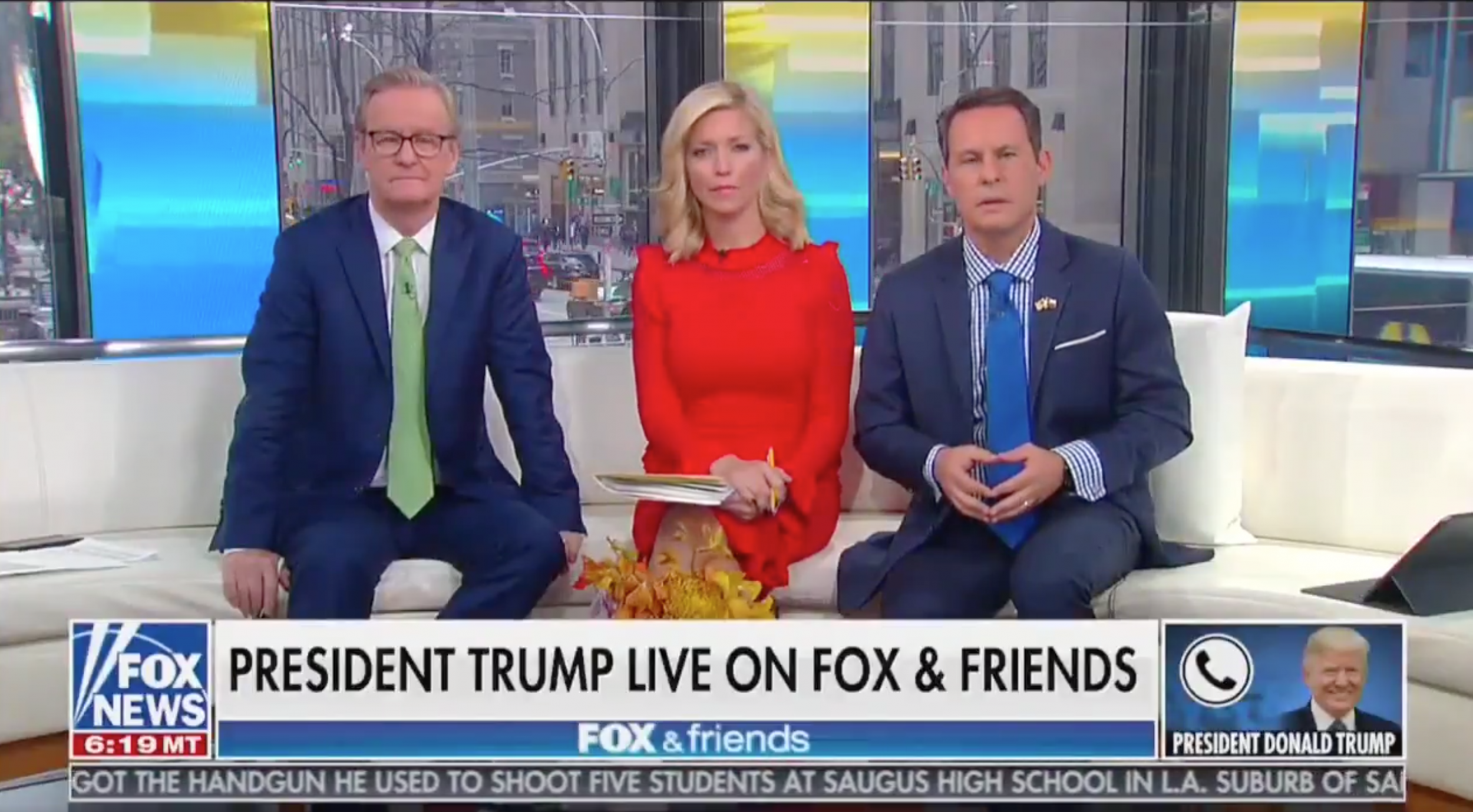 Donald Trump has launched a wave of new insults and conspiracies in a Fox News interview following explosive testimonies in the public impeachment hearings against him throughout the week.