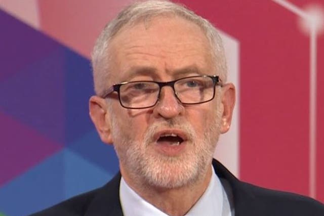 Jeremy Corbyn faces audience questions on Question Time