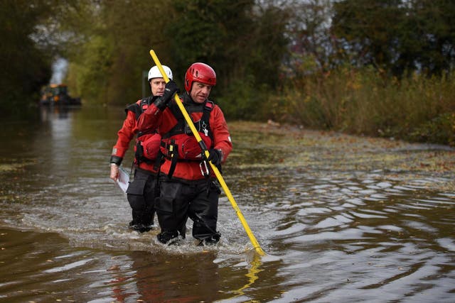 The Army was called in to assist after severe flooding in South Yorkshire and parts of the Midlands