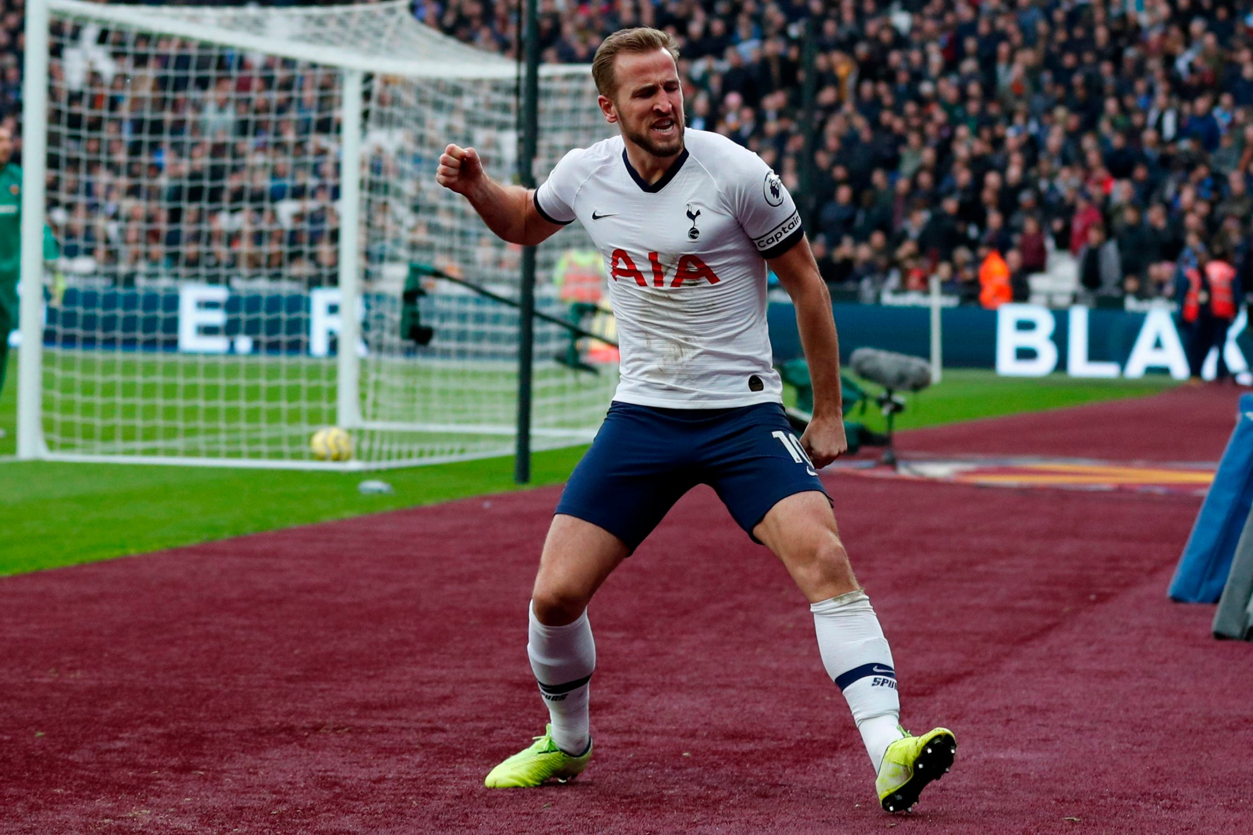 Kane celebrates his goal