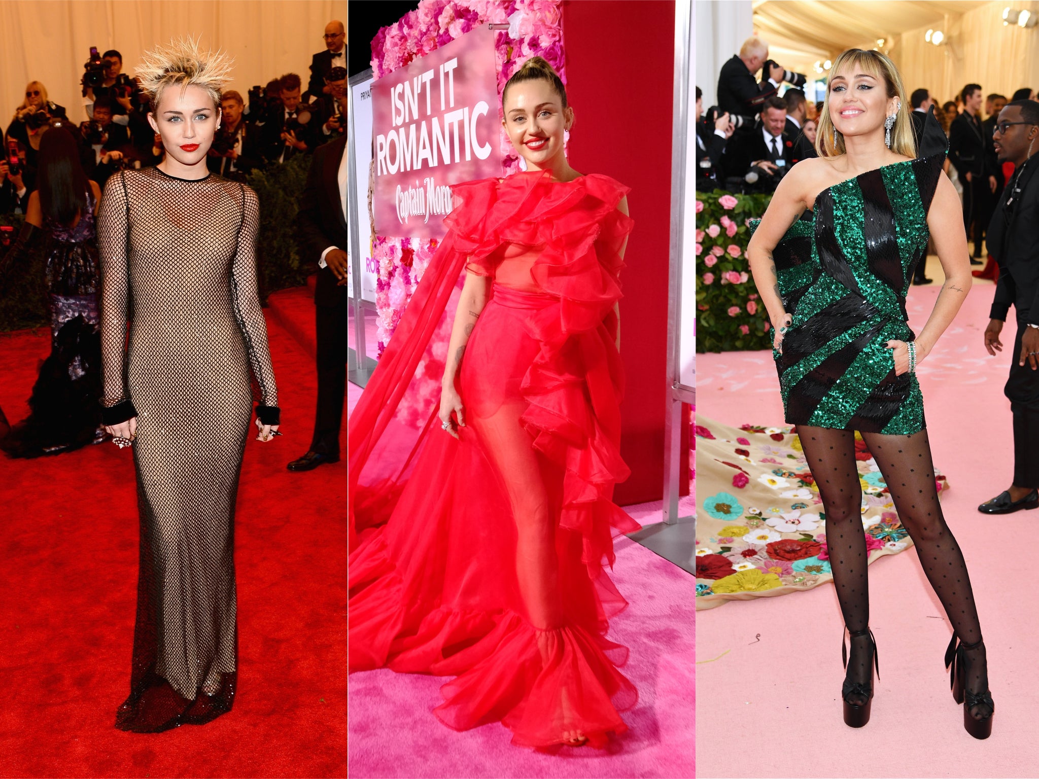Miley Cyrus birthday: Singer's most memorable fashion moments, in pictures