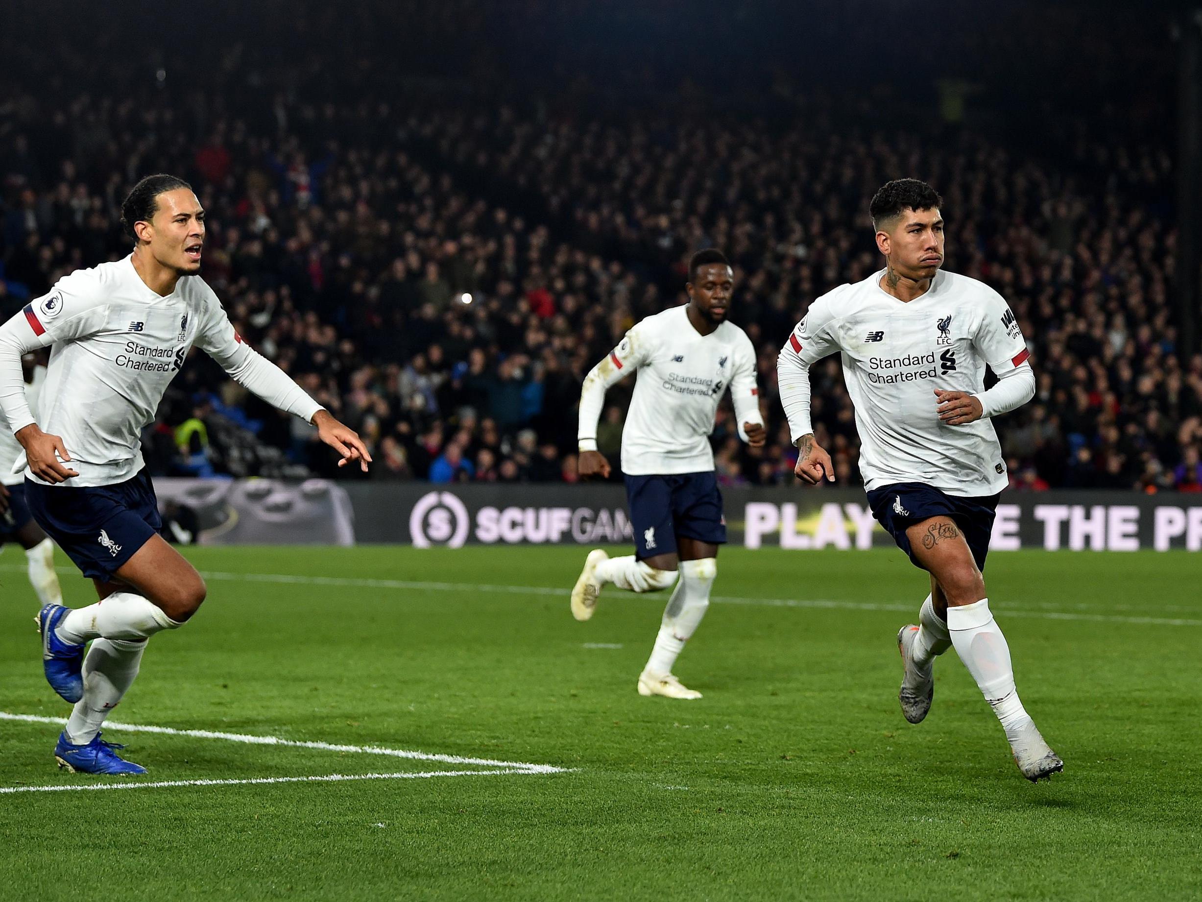 Crystal Palace vs Liverpool result: Roberto Firmino scrambles to preserve league leaders' gap