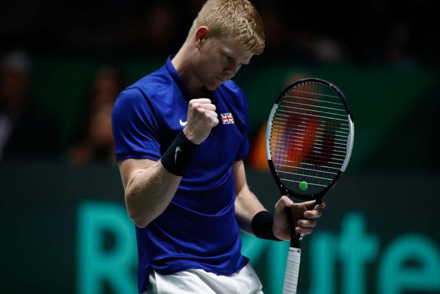Kyle Edmund beat Andreas Seppi after one hour and 21 minutes on court