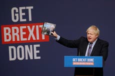 Boris Johnson’s manifesto pledges at a glance, from the NHS to Brexit