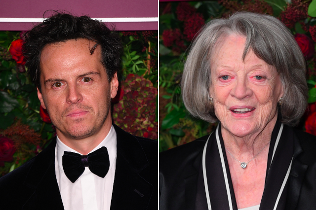 Andrew Scott and Maggie Smith on the red carpet