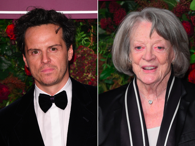 Andrew Scott and Maggie Smith on the red carpet