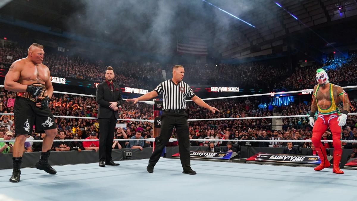Brock Lesnar took on Rey Mysterio at Survivor Series