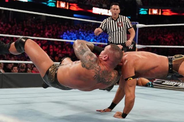 Randy Orton lands a RKO at Survivor Series