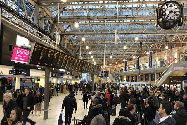 Time sensitive: commuters at Britain's busiest station, London Waterloo, face disruption through December