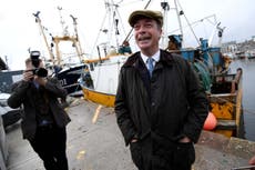 Nigel Farage condemned for Channel boat trip to report on migrants