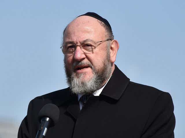Ephraim Mirvis, the Chief Rabbi of the United Hebrew Congregations of the Commonwealth