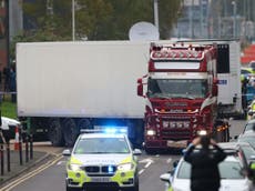 Man arrested on suspicion of manslaughter over Essex lorry deaths