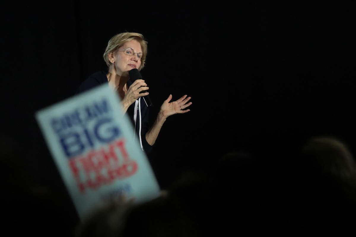 Elizabeth Warren accuses billionaire Michael Bloomberg of trying to 'buy nomination' as she fights to hold on in Iowa