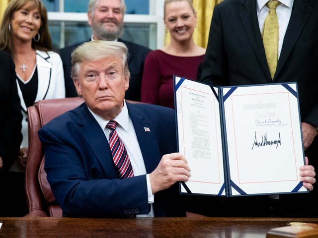 President Trump signed Preventing Animal Cruelty and Torture Act on Monday