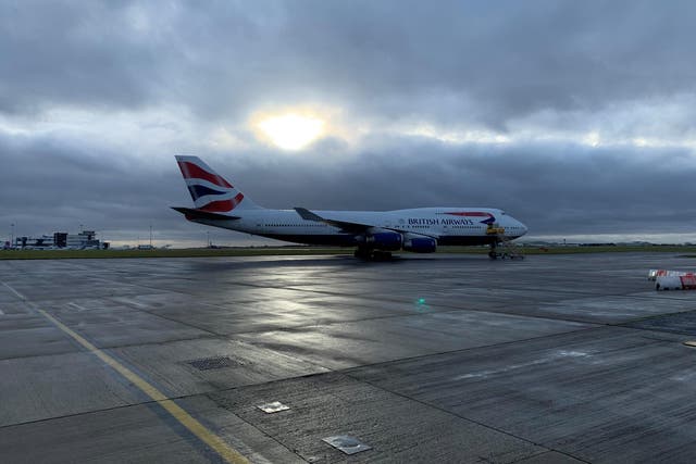 British Airways yesterday retired one of its 747s