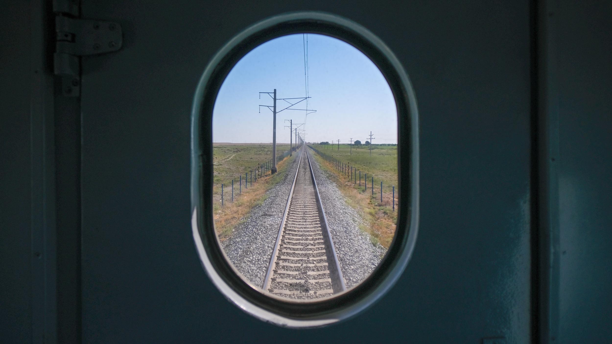 On the rails in Uzbekistan