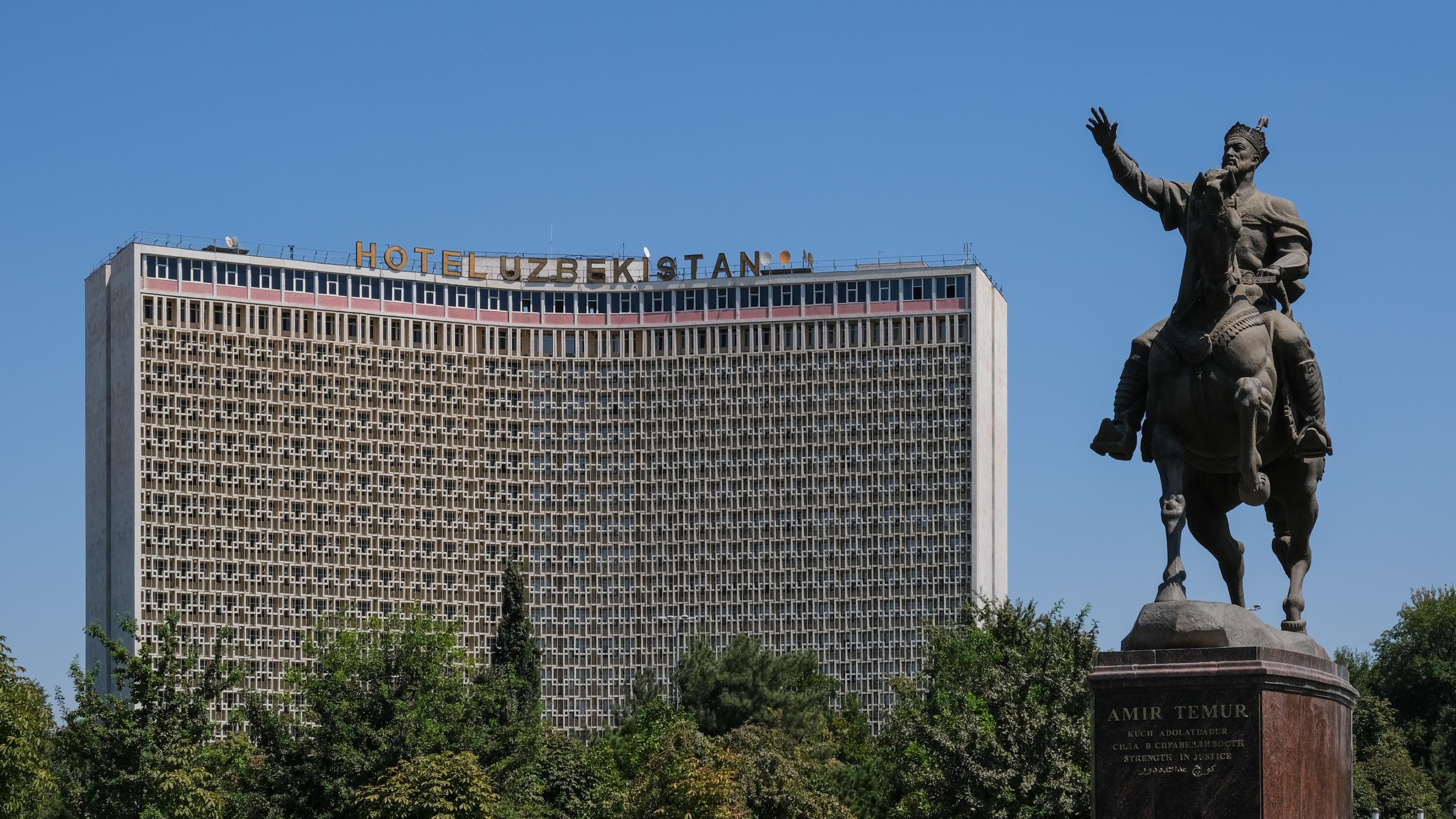 The monstrous Hotel Uzbekistan