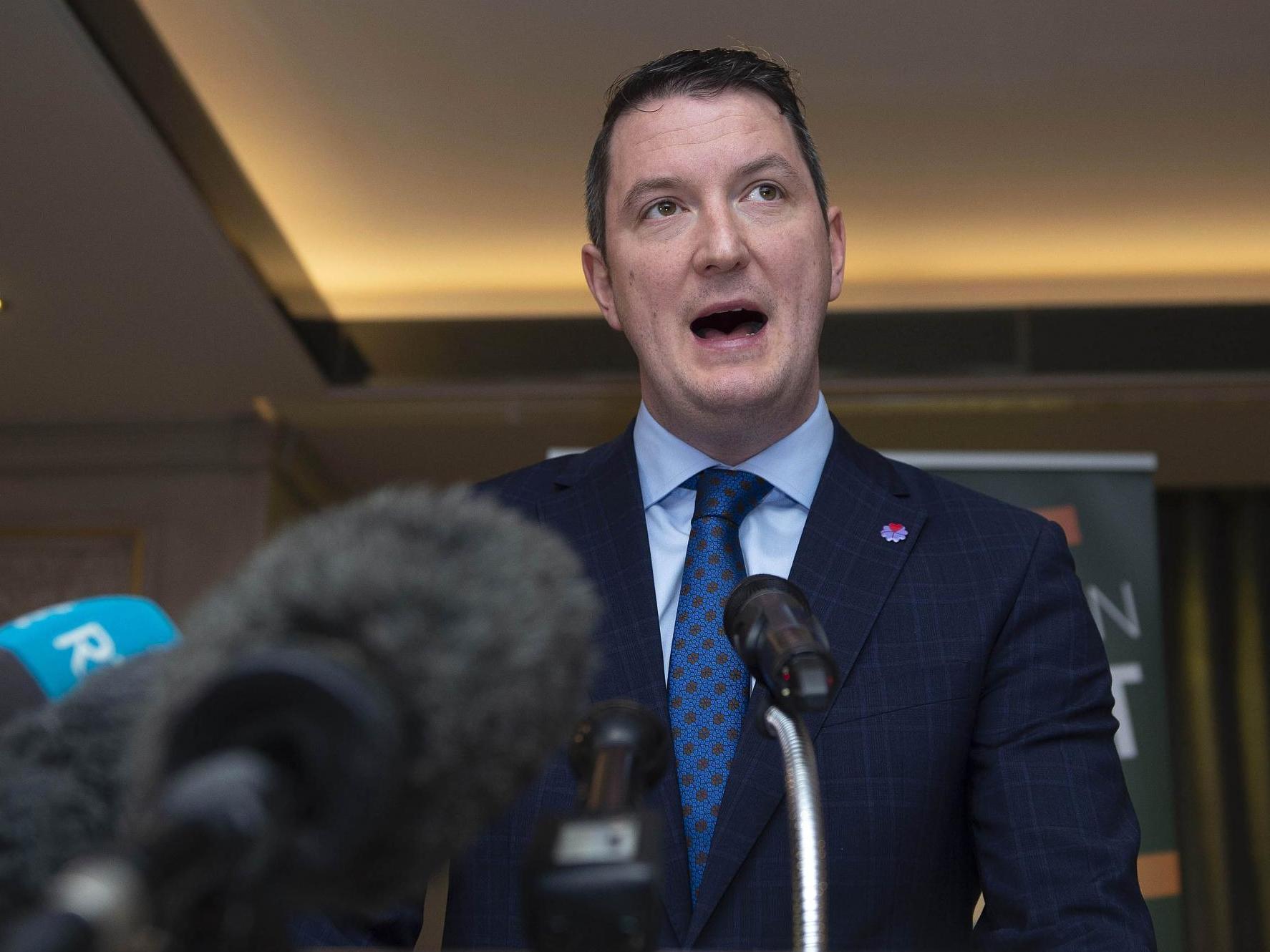 John Finucane has apologised and said he is 'deeply embarrassed'